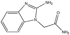 2-(2-amino-1H-1,3-benzodiazol-1-yl)acetamide 结构式