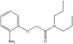 2-(2-aminophenoxy)-N,N-dipropylacetamide 结构式