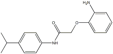 2-(2-aminophenoxy)-N-[4-(propan-2-yl)phenyl]acetamide 结构式