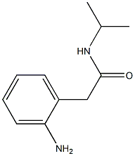 2-(2-aminophenyl)-N-isopropylacetamide 结构式