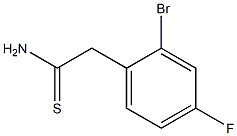 2-(2-bromo-4-fluorophenyl)ethanethioamide 结构式
