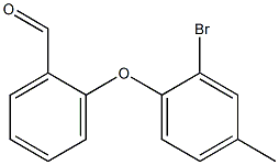 2-(2-bromo-4-methylphenoxy)benzaldehyde 结构式