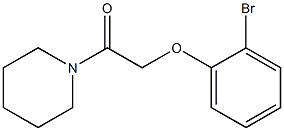 2-(2-bromophenoxy)-1-(piperidin-1-yl)ethan-1-one 结构式