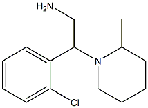 2-(2-chlorophenyl)-2-(2-methylpiperidin-1-yl)ethanamine 结构式