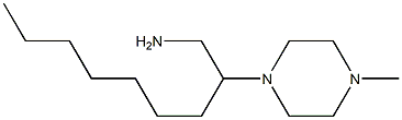 2-(4-methylpiperazin-1-yl)nonan-1-amine 结构式