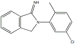 2-(5-chloro-2-methylphenyl)-2,3-dihydro-1H-isoindol-1-imine 结构式