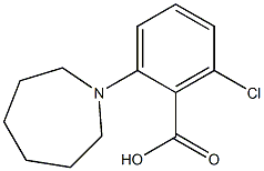 2-(azepan-1-yl)-6-chlorobenzoic acid 结构式