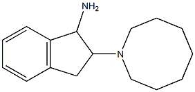 2-(azocan-1-yl)-2,3-dihydro-1H-inden-1-amine 结构式