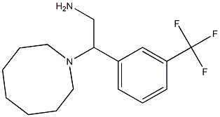 2-(azocan-1-yl)-2-[3-(trifluoromethyl)phenyl]ethan-1-amine 结构式