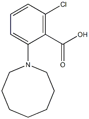 2-(azocan-1-yl)-6-chlorobenzoic acid 结构式