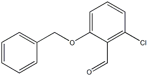 2-(benzyloxy)-6-chlorobenzaldehyde 结构式