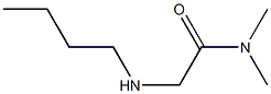 2-(butylamino)-N,N-dimethylacetamide 结构式