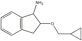 2-(cyclopropylmethoxy)-2,3-dihydro-1H-inden-1-amine 结构式