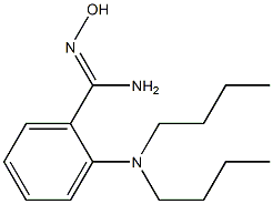 2-(dibutylamino)-N'-hydroxybenzene-1-carboximidamide 结构式