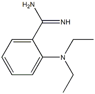 2-(diethylamino)benzene-1-carboximidamide 结构式