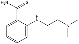 2-{[2-(dimethylamino)ethyl]amino}benzene-1-carbothioamide 结构式