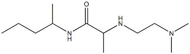 2-{[2-(dimethylamino)ethyl]amino}-N-(pentan-2-yl)propanamide 结构式