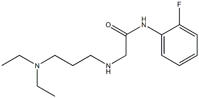 2-{[3-(diethylamino)propyl]amino}-N-(2-fluorophenyl)acetamide 结构式