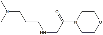 2-{[3-(dimethylamino)propyl]amino}-1-(morpholin-4-yl)ethan-1-one 结构式