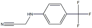 2-{[4-(trifluoromethyl)phenyl]amino}acetonitrile 结构式