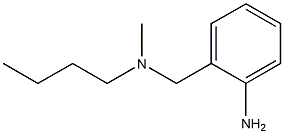 2-{[butyl(methyl)amino]methyl}aniline 结构式