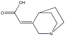 2-{1-azabicyclo[2.2.2]octan-3-ylidene}acetic acid 结构式