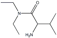 2-amino-N,N-diethyl-3-methylbutanamide 结构式