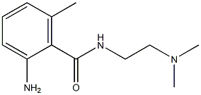 2-amino-N-[2-(dimethylamino)ethyl]-6-methylbenzamide 结构式