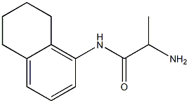 2-amino-N-5,6,7,8-tetrahydronaphthalen-1-ylpropanamide 结构式