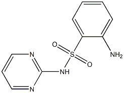 2-amino-N-pyrimidin-2-ylbenzenesulfonamide 结构式