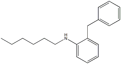 2-benzyl-N-hexylaniline 结构式