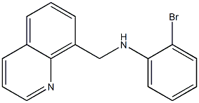 2-bromo-N-(quinolin-8-ylmethyl)aniline 结构式