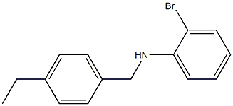 2-bromo-N-[(4-ethylphenyl)methyl]aniline 结构式