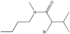 2-bromo-N-butyl-N,3-dimethylbutanamide 结构式