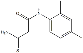 2-carbamothioyl-N-(2,4-dimethylphenyl)acetamide 结构式