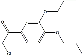 2-chloro-1-(3,4-dipropoxyphenyl)ethan-1-one 结构式