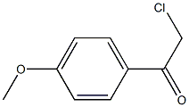 2-chloro-1-(4-methoxyphenyl)ethan-1-one 结构式