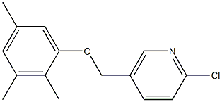 2-chloro-5-(2,3,5-trimethylphenoxymethyl)pyridine 结构式
