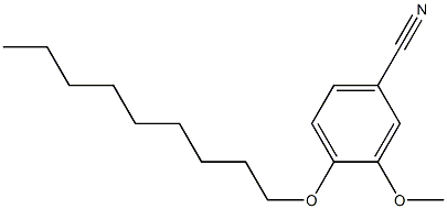 3-methoxy-4-(nonyloxy)benzonitrile 结构式