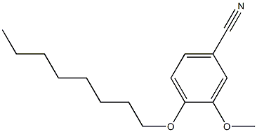 3-methoxy-4-(octyloxy)benzonitrile 结构式