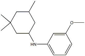 3-methoxy-N-(3,3,5-trimethylcyclohexyl)aniline 结构式