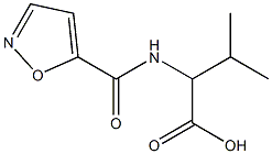 3-methyl-2-(1,2-oxazol-5-ylformamido)butanoic acid 结构式