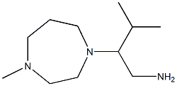 3-methyl-2-(4-methyl-1,4-diazepan-1-yl)butan-1-amine 结构式