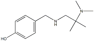 4-({[2-(dimethylamino)-2-methylpropyl]amino}methyl)phenol 结构式