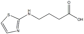 4-(1,3-thiazol-2-ylamino)butanoic acid 结构式