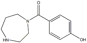 4-(1,4-diazepan-1-ylcarbonyl)phenol 结构式