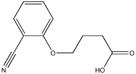 4-(2-cyanophenoxy)butanoic acid 结构式