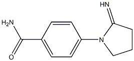 4-(2-iminopyrrolidin-1-yl)benzamide 结构式