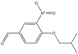 4-(2-methylpropoxy)-3-nitrobenzaldehyde 结构式