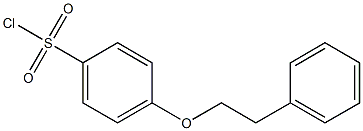 4-(2-phenylethoxy)benzene-1-sulfonyl chloride 结构式